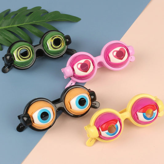 All 4 colors of Crazy Eyes Glasses